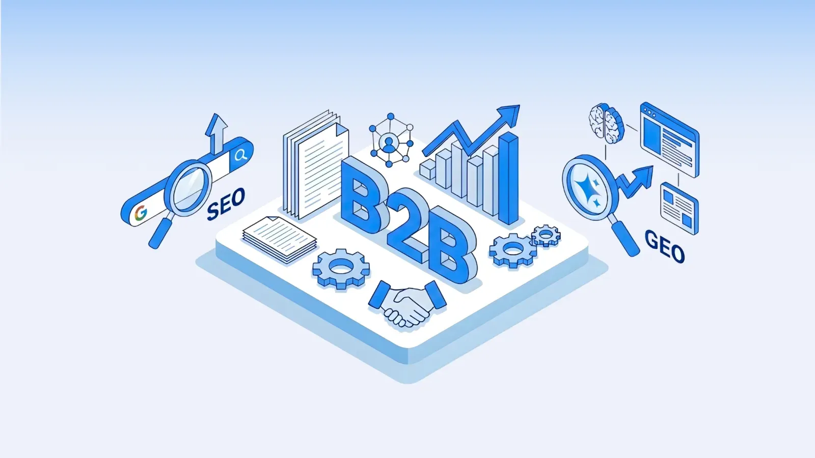 SEO e GEO para B2B