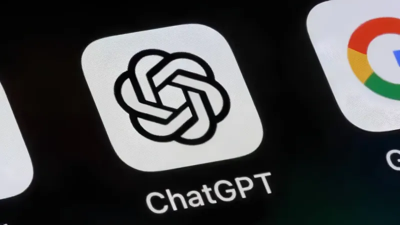 Aplicativo do ChatGPT em um celular