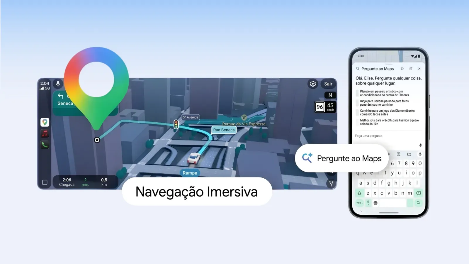 Google anuncia mudanças no Maps através do Gemini